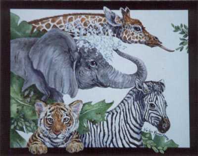 Baby Zoo Friends by Helen Howerton Pricing Limited Edition Print image