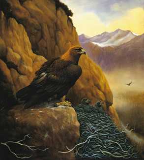 Golden Eagle by David Jean Pricing Limited Edition Print image