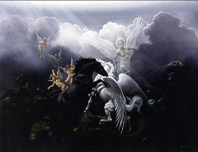 Revelation Of Pegasus by David Jean Pricing Limited Edition Print image