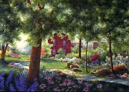 Summer Garden by Connie Glowacki Pricing Limited Edition Print image