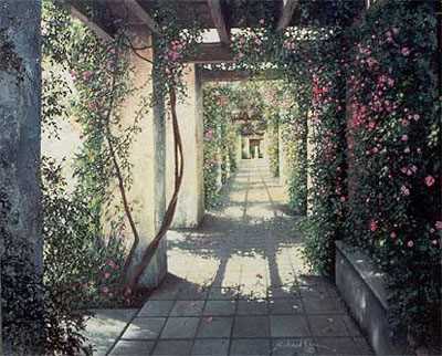 Shaded Walkway Rep by Richard Luce Pricing Limited Edition Print image