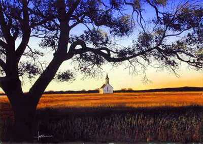 St Olaf Kirk Church by Les Jr Mcdonald Pricing Limited Edition Print image