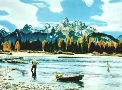 Snake River Cutthrt by Les Jr Mcdonald Pricing Limited Edition Print image