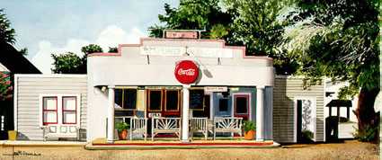 Round Top Cafe by Les Jr Mcdonald Pricing Limited Edition Print image