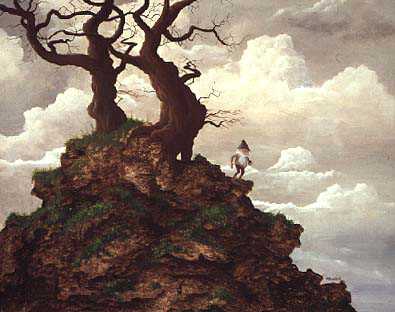 Two Trees On A Hill by Peter Rashford Pricing Limited Edition Print image