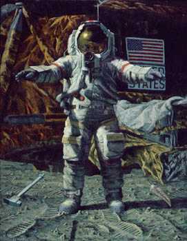 Hammer & Feather by Alan Bean Pricing Limited Edition Print image