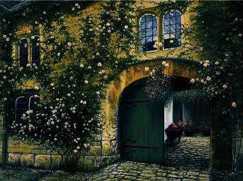 Cobbelstone Court by Charles H White Pricing Limited Edition Print image