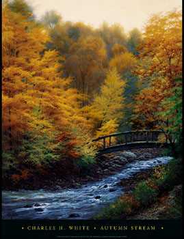 Autumn Stream by Charles H White Pricing Limited Edition Print image