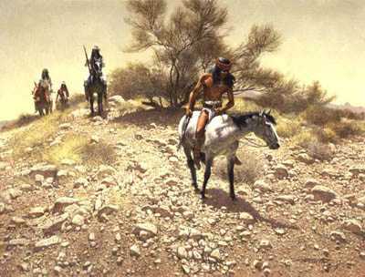 Apache Trackers by Frank Mccarthy Pricing Limited Edition Print image