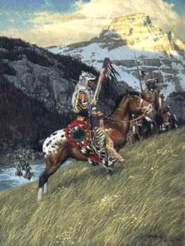 Blackfoot Raiders by Frank Mccarthy Pricing Limited Edition Print image