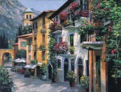 Village Hideaway Angc by Howard Behrens Pricing Limited Edition Print image