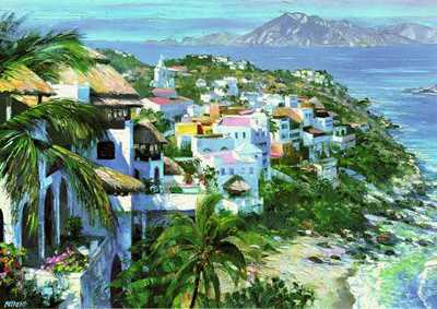 Hillside Villas Angc by Howard Behrens Pricing Limited Edition Print image
