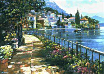 Sunlit Stroll by Howard Behrens Pricing Limited Edition Print image