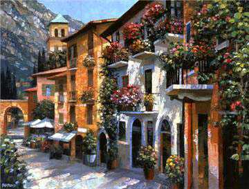 Village Hideawa by Howard Behrens Pricing Limited Edition Print image