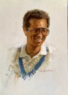 Arthur Ashe by Everett Raymond Kinstler Pricing Limited Edition Print image