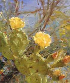 Flowerng Cactus by Everett Raymond Kinstler Pricing Limited Edition Print image