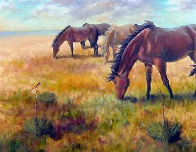 Grazing by Carl D Rhodes Pricing Limited Edition Print image