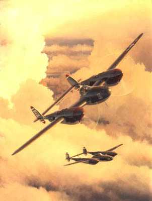 Thunder Lightn P38 by William S Phillips Pricing Limited Edition Print image