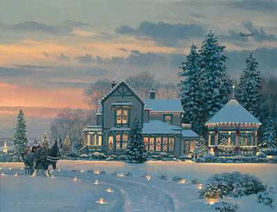 Christmas Winch by William S Phillips Pricing Limited Edition Print image