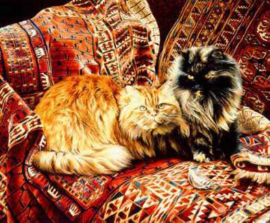 Five Persians by Jessica Holm Pricing Limited Edition Print image
