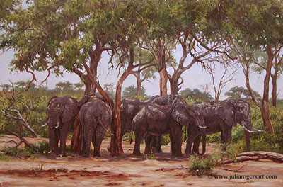 African Midday by Julia Rogers Pricing Limited Edition Print image