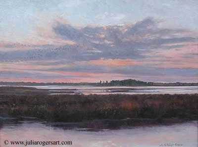 Eastern Shore Sunset by Julia Rogers Pricing Limited Edition Print image