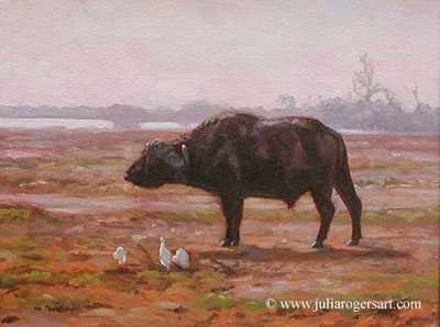 Buffalo Morning by Julia Rogers Pricing Limited Edition Print image