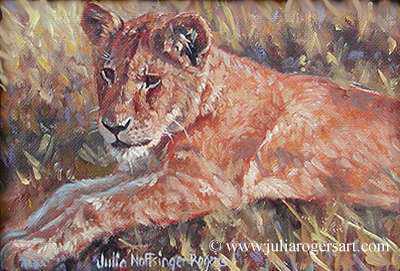 Lion Cub by Julia Rogers Pricing Limited Edition Print image