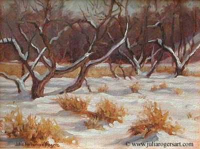 First Snow by Julia Rogers Pricing Limited Edition Print image