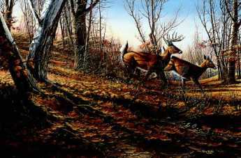 Autumn Run by Terry Redlin Pricing Limited Edition Print image