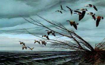 Over The Blowdown by Terry Redlin Pricing Limited Edition Print image