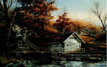Autumn Shoreline by Terry Redlin Pricing Limited Edition Print image