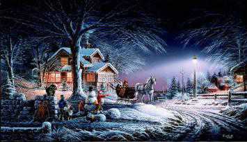 Winter Wonderland by Terry Redlin Pricing Limited Edition Print image