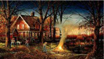 Autumn Evening by Terry Redlin Pricing Limited Edition Print image
