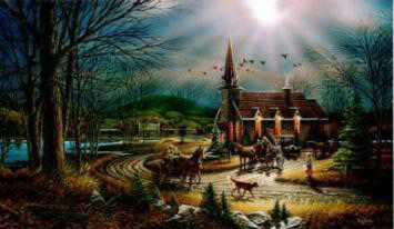 God Shed His Grace by Terry Redlin Pricing Limited Edition Print image