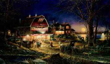 Harvest Moon Ba by Terry Redlin Pricing Limited Edition Print image