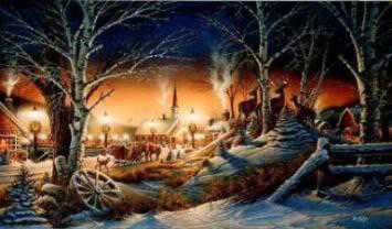 Night On Town by Terry Redlin Pricing Limited Edition Print image