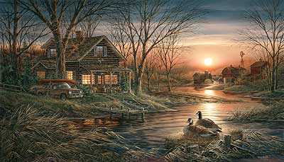 Shoreline Neighbor by Terry Redlin Pricing Limited Edition Print image