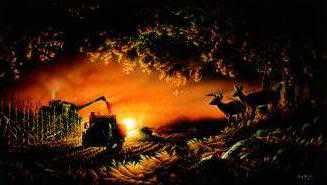 Sunset Harvest El by Terry Redlin Pricing Limited Edition Print image