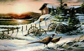 Peaceful Even Eecnvs by Terry Redlin Pricing Limited Edition Print image