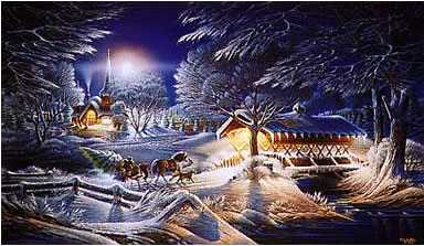 Evening Frost by Terry Redlin Pricing Limited Edition Print image