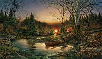 Morning Solitude by Terry Redlin Pricing Limited Edition Print image