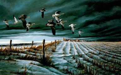 Winter Snows by Terry Redlin Pricing Limited Edition Print image