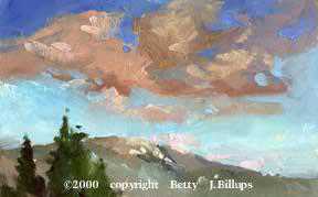 Evening Clouds by Betty Jean Billups Pricing Limited Edition Print image