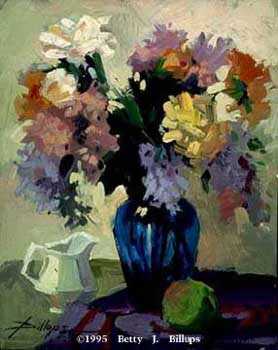 Blue Vase by Betty Jean Billups Pricing Limited Edition Print image