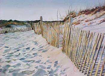 Dune Fence by Linda Roberts Pricing Limited Edition Print image