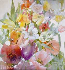 Tulip Tracery by Carolyn Blish Pricing Limited Edition Print image