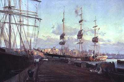 Allerton On East River by Christopher Blossom Pricing Limited Edition Print image