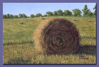 Stoney Lake Hay Bale by Gene Canning Pricing Limited Edition Print image