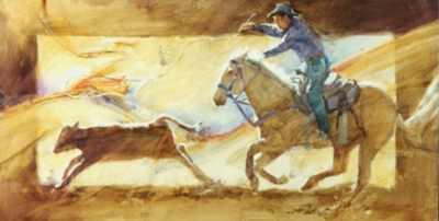 Chasin Em Down by J E Knauf Pricing Limited Edition Print image